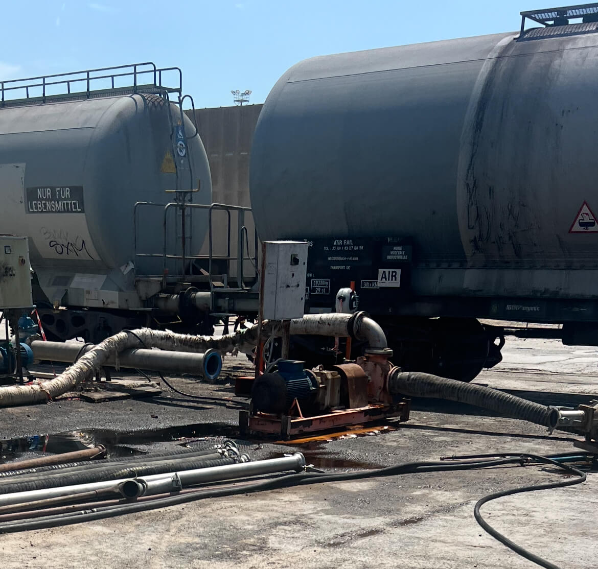 trasporto ferroviario liquidi